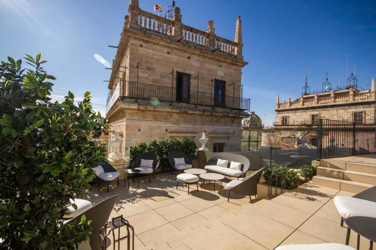 ולנסיה Myr Palacio Vallier מראה חיצוני תמונה Rooftop terrace